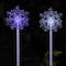 Alpine Alpine LED Solar Snowflake Garden Stake 33 in. Pathway Decor QLP232BB-12 - alternate 2